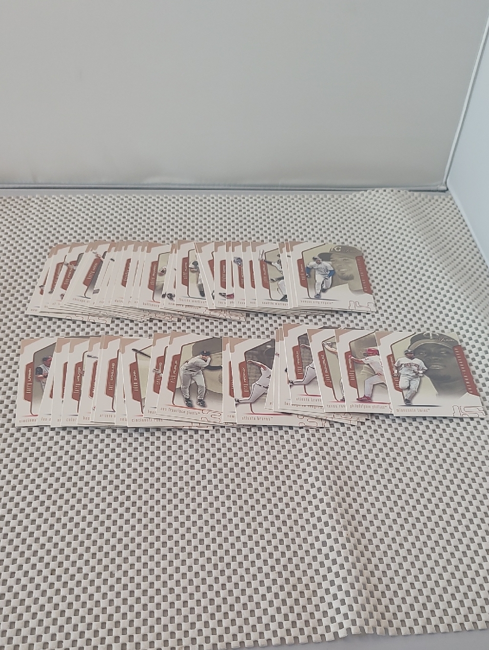 50 Baseball Trading Cards 2002 Selling as a set As shown Smoke/pet free